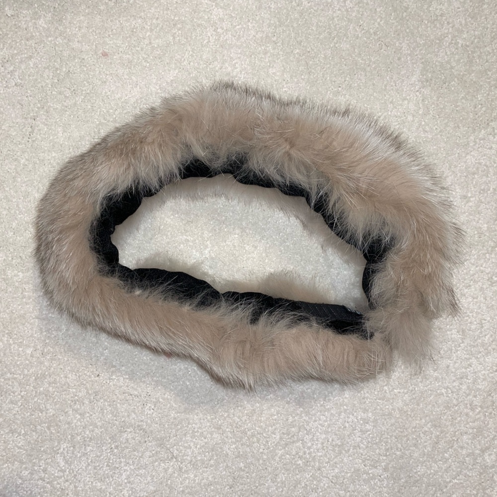 Light Brown Fox Fur Scarf